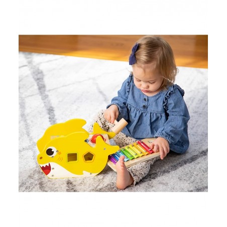 Baby Shark Pound & Tap Bench - Includes Shape Sorting Blocks and a Xylophone - Gifts for Toddlers 18 Months Old and up $47.38...