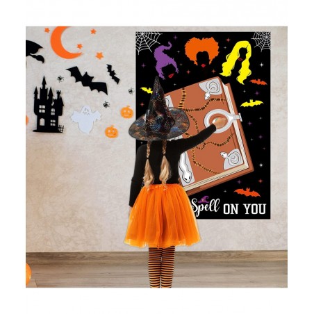 Halloween Games for Kids Party Hocus Pocus Pin The Eye on The Spell Book Halloween Party Games for Kids Adults Halloween Hocu...