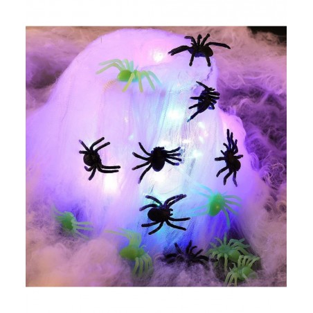 Laivomda 60 Pcs Plastic Spiders for Halloween Decorations & Party Decors Realistic Spiders Bulk Fake Spiders Halloween Prank ...