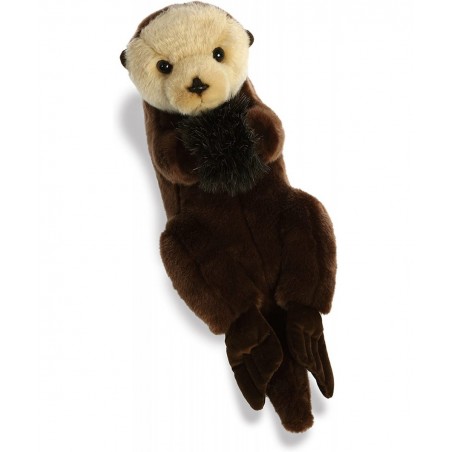 Aurora - Miyoni - 17" Sea Otter Brown $46.95 Stuffed Animals & Teddy Bears