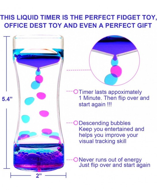 Bundle Sensory Fidget Toys Set [ 36 PCS ] Stress Relief and Anti-Anxiety Fidget Toy Pack for Kids and Adults Liquid Motion Ti...