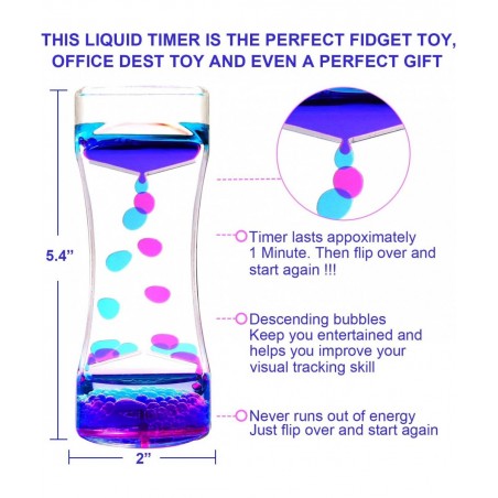 Bundle Sensory Fidget Toys Set [ 36 PCS ] Stress Relief and Anti-Anxiety Fidget Toy Pack for Kids and Adults Liquid Motion Ti...