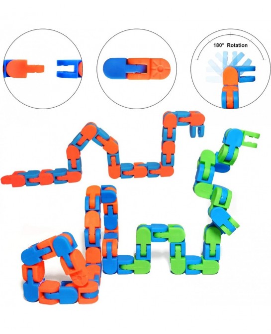 Bundle Sensory Fidget Toys Set [ 36 PCS ] Stress Relief and Anti-Anxiety Fidget Toy Pack for Kids and Adults Liquid Motion Ti...