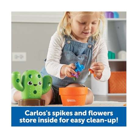 Carlos The Pop & Count Cactus - 16 Pieces Age 18+ Months Toddler Learning Toys Preschool Toys Educational Toys for Kids Gifts...