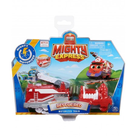 Mighty Express Rescue Red Motorized Toy Train with Working Tool and Cargo Car Kids Toys for Ages 3 and up Multicolor $23.66 P...