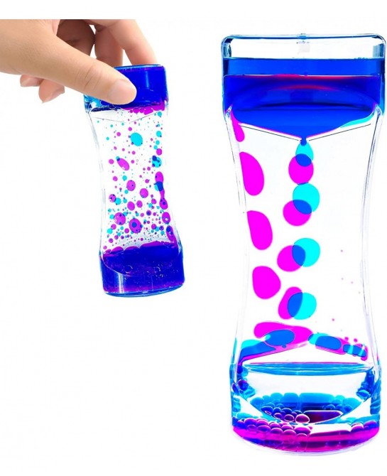 Liquid Motion Bubbler Timer Sensory Toys for Relaxation 1 Pack Water Motion Timer Fidget Toy Anxiety Toys for All Age drip Oi...