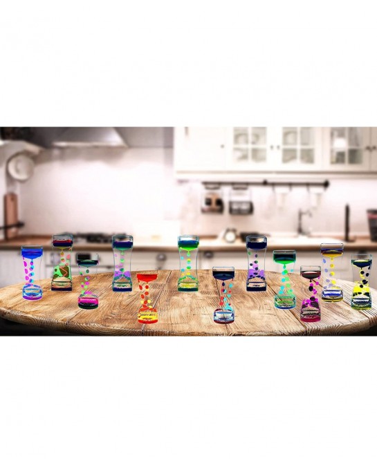 Liquid Motion Bubbler Timer Sensory Toys for Relaxation 1 Pack Water Motion Timer Fidget Toy Anxiety Toys for All Age drip Oi...