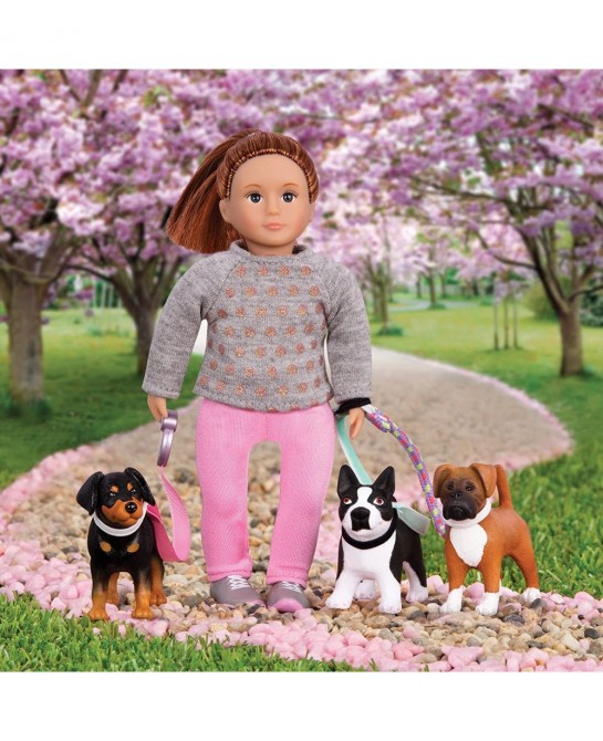 LO31113 Rosalind Dog Walker Doll $26.43 Dolls