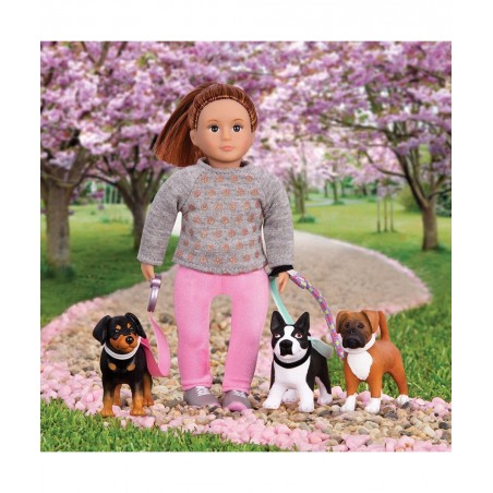LO31113 Rosalind Dog Walker Doll $26.43 Dolls