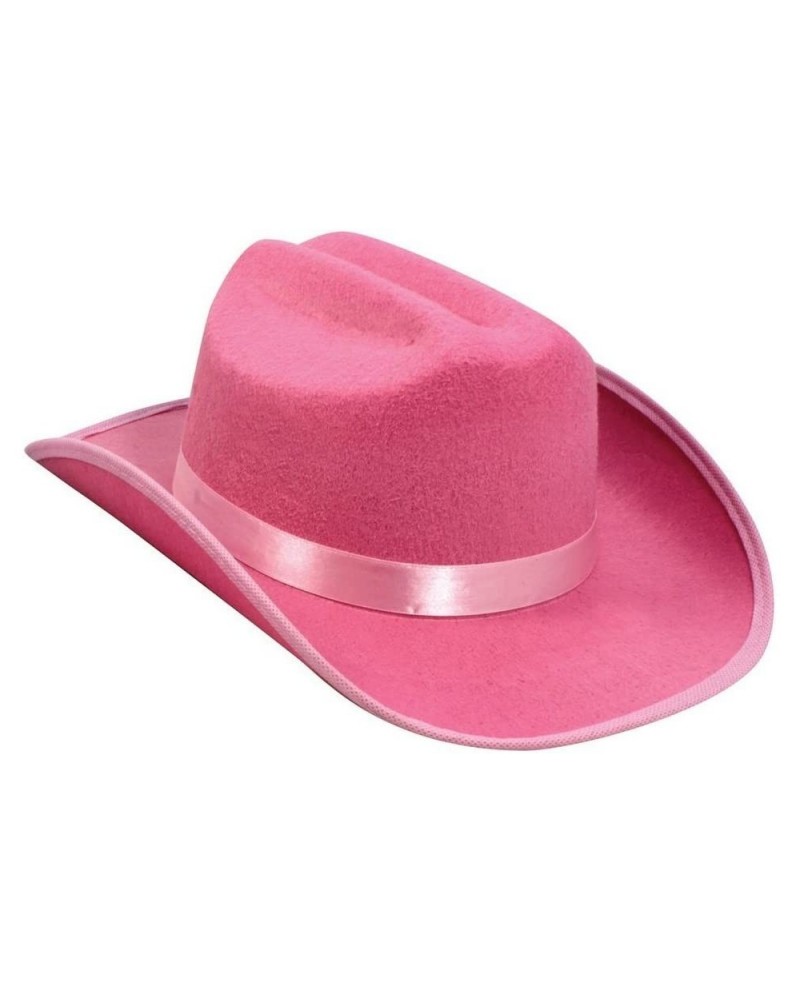 Child Sized Felt Cowboy Hat Pink 1 per Order $17.14 Kids' Dress-Up Accessories