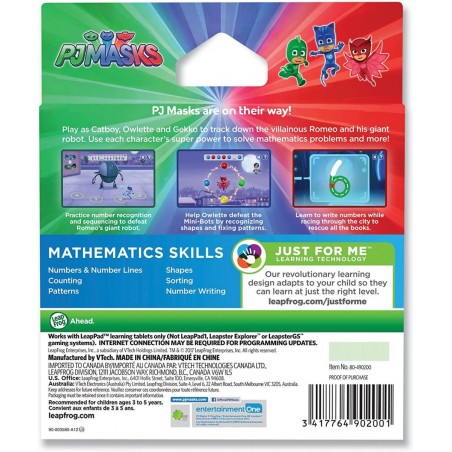 LeapPad Cartridge PJ Masks $115.63 Electronic Learning & Education Toys