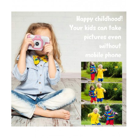 Kids Selfie Camera Christmas Birthday Gifts for Girls Age 3-10 Digital Video Cameras for Toddler Portable Toy for 3 4 5 6 7 8...