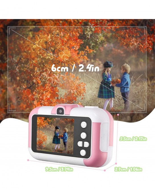 Kids Selfie Camera Christmas Birthday Gifts for Girls Age 3-10 Digital Video Cameras for Toddler Portable Toy for 3 4 5 6 7 8...