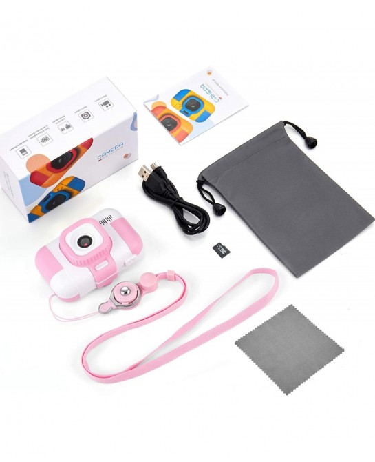 Kids Selfie Camera Christmas Birthday Gifts for Girls Age 3-10 Digital Video Cameras for Toddler Portable Toy for 3 4 5 6 7 8...