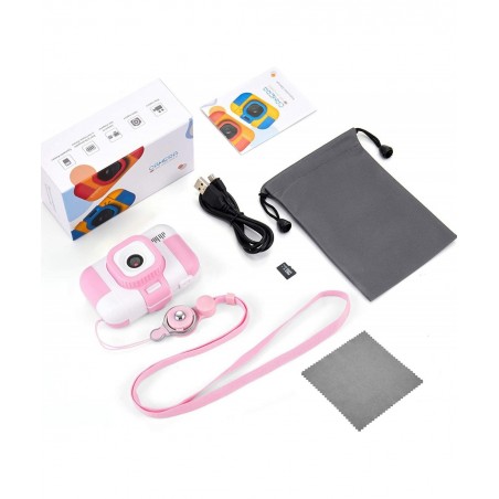 Kids Selfie Camera Christmas Birthday Gifts for Girls Age 3-10 Digital Video Cameras for Toddler Portable Toy for 3 4 5 6 7 8...