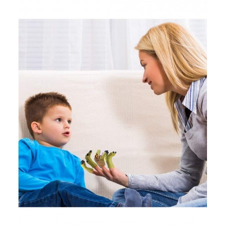 Dinosaur Figure Finger Toys Animal Bath Finger Puppets $32.86 Finger Puppets