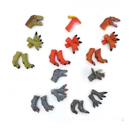 Dinosaur Figure Finger Toys Animal Bath Finger Puppets $32.86 Finger Puppets