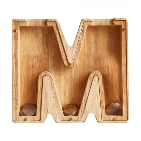 Personalized Letter Wood Piggy Bank Alphabet Piggy Bank for Kids Alphabet Letter Storage Tank Personalized Letters Coin Bank ...