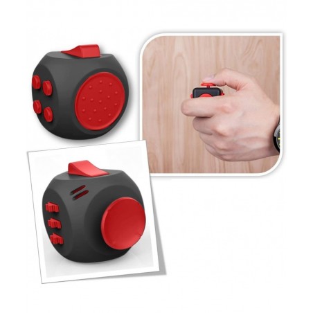 2-Pack Fidget Cubes Reduces Stress Pressure Anxiety Relief Clicker Toy for Adults & Kids (Black and Blue) $20.32 Fidget Toys