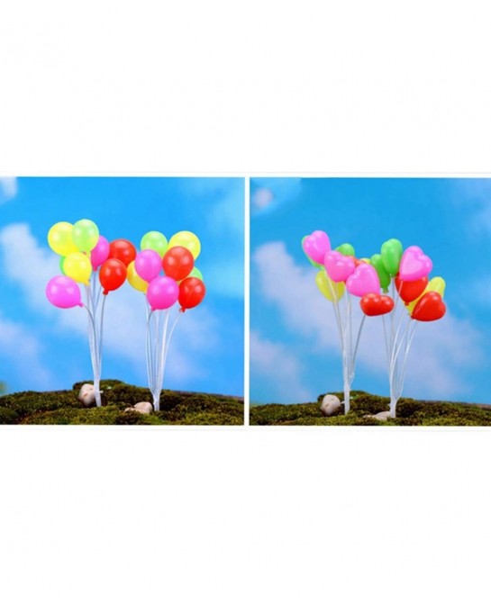 Balloons Bouquet Miniature Landscape Ornaments Garden Bonsai Dollhouse Decorations Cake Decor $15.77 Dollhouse Accessories