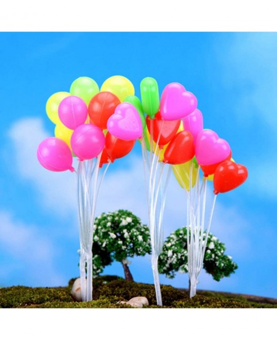 Balloons Bouquet Miniature Landscape Ornaments Garden Bonsai Dollhouse Decorations Cake Decor $15.77 Dollhouse Accessories
