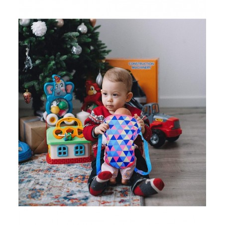 2 Pieces Baby Doll Carrier Backpacks Doll Portable Bags Doll Carrier Front Storage Bags with Straps Doll Accessories Fit for ...