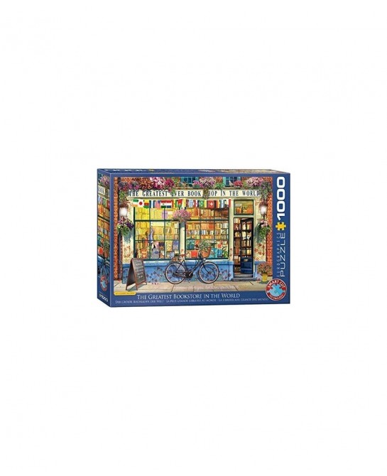(EURHR The Greatest Bookstore in The World 1000Piece Puzzle 1000Piece Jigsaw Puzzle $31.83 Jigsaw Puzzles