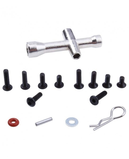 RC Screws Kit Repair Tool Box Hardware Fasteners for 1:8 1/10 RC Car Replacement (240-Pack) $22.25 Hobby Remote & App Control...
