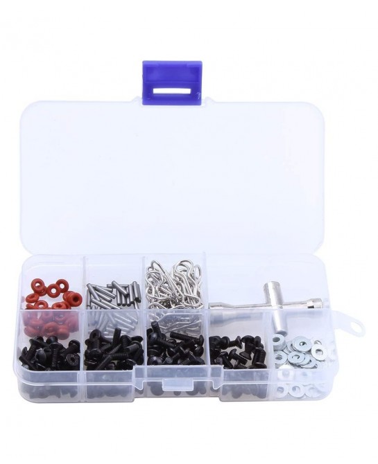 RC Screws Kit Repair Tool Box Hardware Fasteners for 1:8 1/10 RC Car Replacement (240-Pack) $22.25 Hobby Remote & App Control...