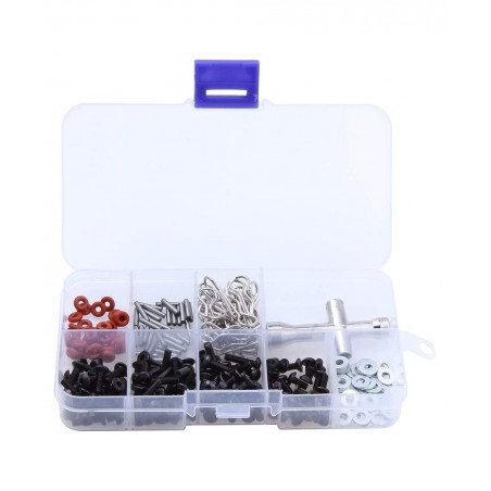 RC Screws Kit Repair Tool Box Hardware Fasteners for 1:8 1/10 RC Car Replacement (240-Pack) $22.25 Hobby Remote & App Control...