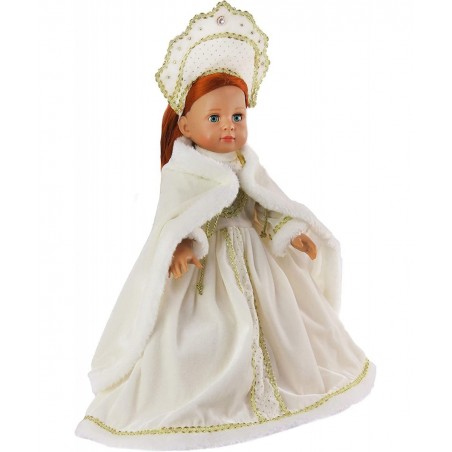 White Traditional Russian Gown Made for 18 inch Dolls $29.85 Doll Accessories