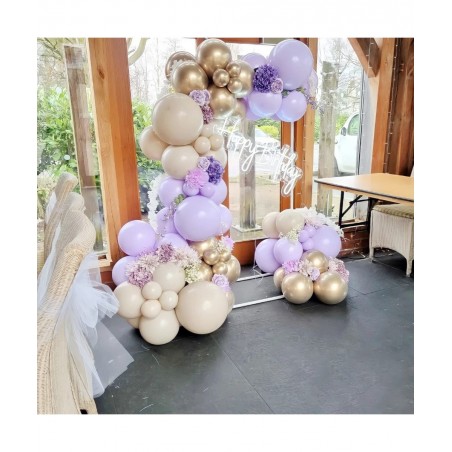Ivory White Balloons 84 pcs Cream White Balloons Garland Arch Kit 5 inch +12 inch +18 inch Nude Balloons Happy Birthday Ballo...