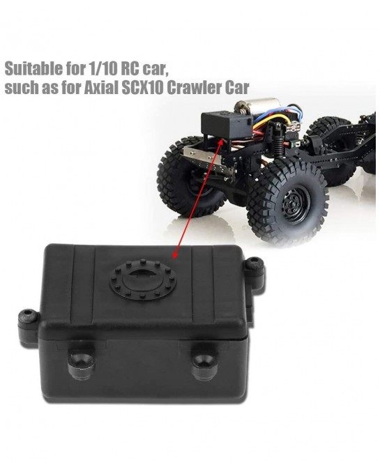 RC Car Radio Box Lightweight RC Receiver Box Plastic for SCX10 II 90046 Easy to Use Traxxas Durable $15.45 Toy Vehicle Playsets