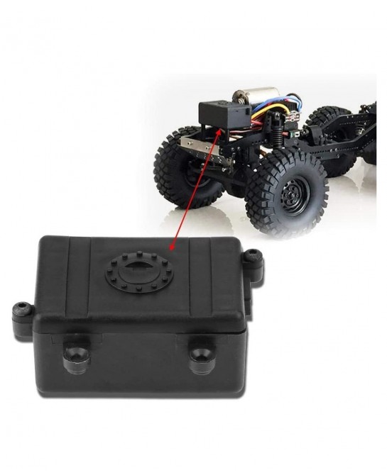 RC Car Radio Box Lightweight RC Receiver Box Plastic for SCX10 II 90046 Easy to Use Traxxas Durable $15.45 Toy Vehicle Playsets