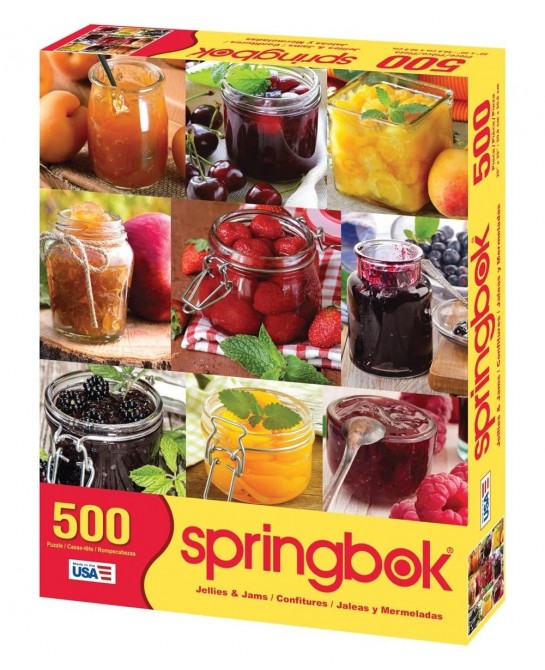 Springbok's 500 Piece Jigsaw Puzzle Jellies & Jam - Made in USA $28.07 Jigsaw Puzzles