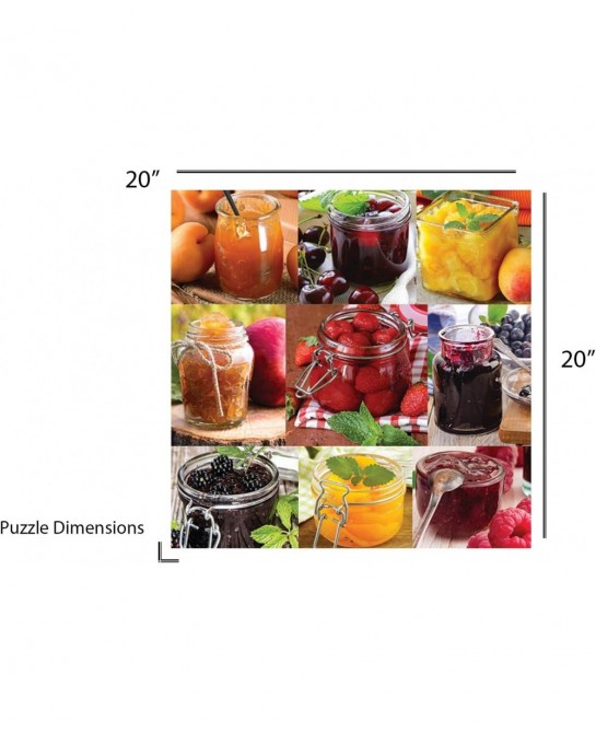 Springbok's 500 Piece Jigsaw Puzzle Jellies & Jam - Made in USA $28.07 Jigsaw Puzzles