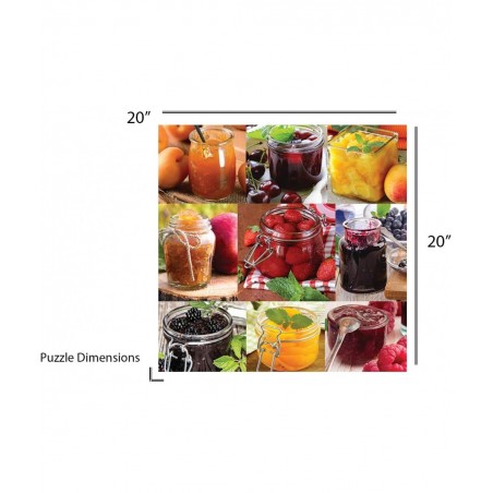 Springbok's 500 Piece Jigsaw Puzzle Jellies & Jam - Made in USA $28.07 Jigsaw Puzzles