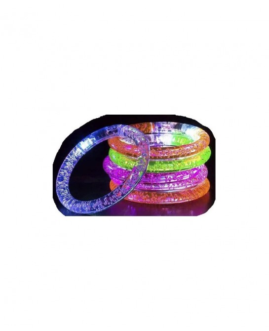 25 Glow LED Bracelet Wristbands Light Up Glow in The Dark Party Favors Supplies Concerts Birthday 4th of July New Years Eve W...