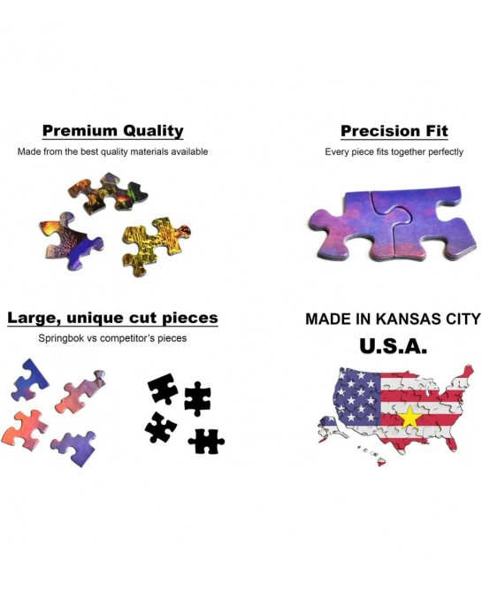 Springbok's 1000 Piece Jigsaw Puzzle Lake Serenity - Made in USA $35.21 Jigsaw Puzzles