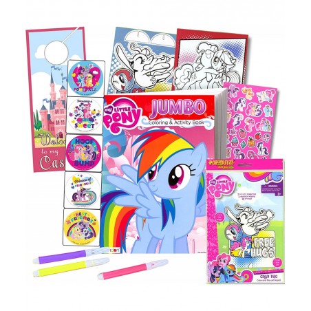 Coloring Book with Take-N-Play Set - 96-page Coloring Book Stickers and Markers $17.03 Kids' Drawing & Writing Boards