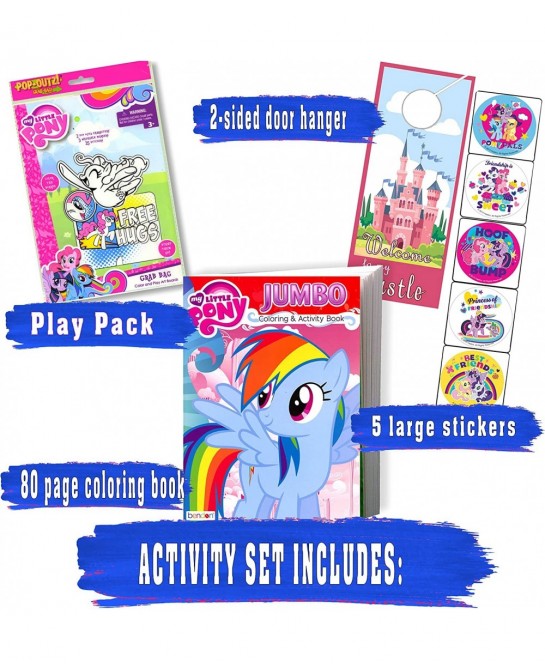 Coloring Book with Take-N-Play Set - 96-page Coloring Book Stickers and Markers $17.03 Kids' Drawing & Writing Boards