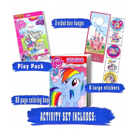 Coloring Book with Take-N-Play Set - 96-page Coloring Book Stickers and Markers $17.03 Kids' Drawing & Writing Boards