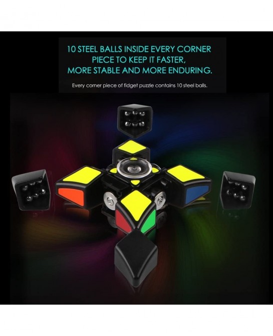 Fidget Spinners Cube 1x3x3 Floppy Cube Puzzle Fidget Spinner Anti-Anxiety Fidget Toys for Kids Adults $32.00 Fidget Toys