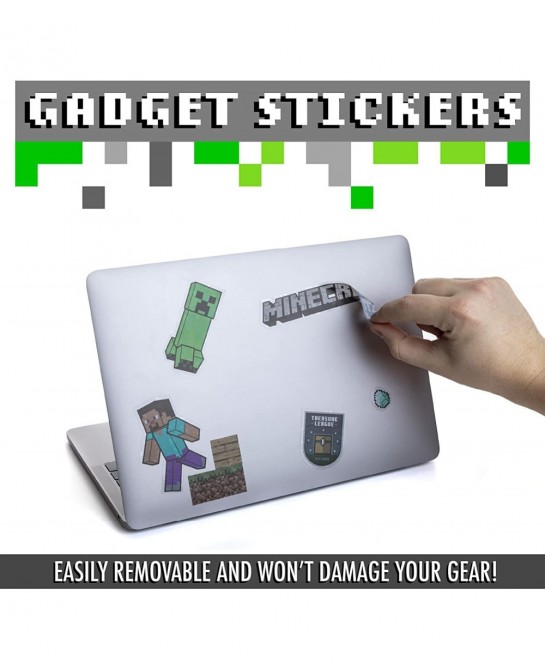 Minecraft Gadget Decals - Includes 4 Sheets Removable Vinyl Stickers $22.29 Kids' Stickers