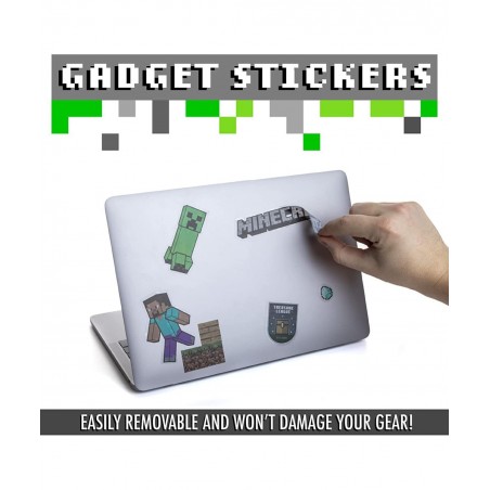 Minecraft Gadget Decals - Includes 4 Sheets Removable Vinyl Stickers $22.29 Kids' Stickers