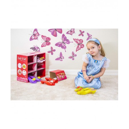 Princess Dress Up & Play Shoe & Jewelry Boutique with Fashion Accessories for Girls Dress Up Age 3-10 yrs Old $26.04 Dress-Up...