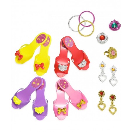 Princess Dress Up & Play Shoe & Jewelry Boutique with Fashion Accessories for Girls Dress Up Age 3-10 yrs Old $26.04 Dress-Up...