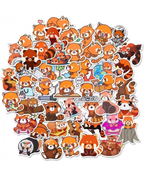 50 Pcs Cute Red Panda Stickers Turning Sticker Laptop Water Bottle Phone Skateboard Stickers for Teens Girls Kids $15.71 Kids...