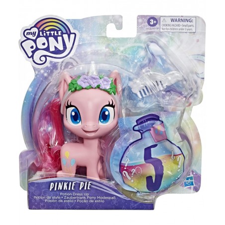 Pinkie Pie Potion Dress Up Figure -- 5-Inch Pink Pony Toy with Dress-Up Fashion Accessories Brushable Hair and Comb $25.32 Dolls