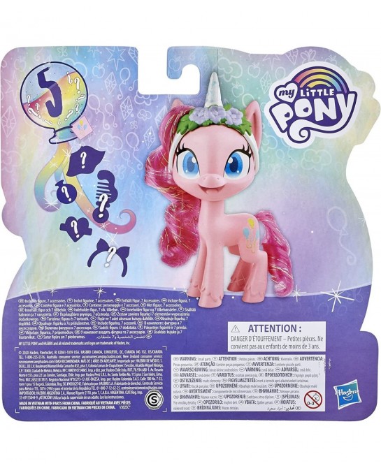 Pinkie Pie Potion Dress Up Figure -- 5-Inch Pink Pony Toy with Dress-Up Fashion Accessories Brushable Hair and Comb $25.32 Dolls